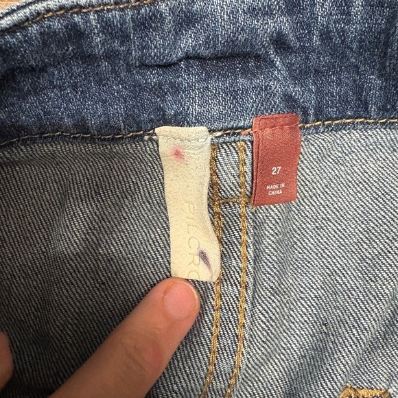 Anthropologie Pilcro The Arch Tapered Cotton Blend Jeans Size 27 - Picture 3 of 6